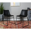 Home Square 7-Piece Traditional Fabric & Solid Wood Dining Set in Oak/Black