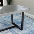 Home Square 7-Piece Set with Rustic Wood Dining Table & 6 Dining Chairs in Green