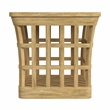 Home Square 2-Piece Set with Marble Coffee Table and End Table in Natural