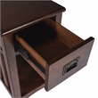 Home Square 3-Piece Set with Console Table and 2 Chairsides Table in Brown