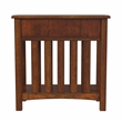 Home Square 3-Piece Set with Console Table and 2 Side Tables in Brown