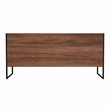 Home Square 2-Piece Set with File Cabinet and 2-Drawer Wood Writing Desk