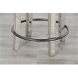 Home Square 5-Piece Set with Pub Table and 4 Swivel Wood Stools