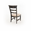 Home Square 8-Piece Set with Table & 4 Side Chairs & 2 Arm Chairs & Wood Server
