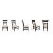 Home Square 8-Piece Set with Table & 4 Side Chairs & 2 Arm Chairs & Wood Server