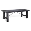 Home Square 10-Piece Set with Table & 6 Side Chairs & 2 Arm Chairs & Wood Server