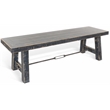 Home Square 6-Piece Set with Dining Table and 4 Ladderback Chairs and Bench