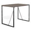 Home Square 5-Piece Set with Dining Table and 4 Swivel Barstools