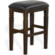 Home Square 4-Piece Set with Bar Unit & Hutch & 2 Stools in Tobacco Leaf