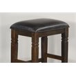 Home Square 4-Piece Set with Bar Unit & Hutch & 2 Stools in Tobacco Leaf