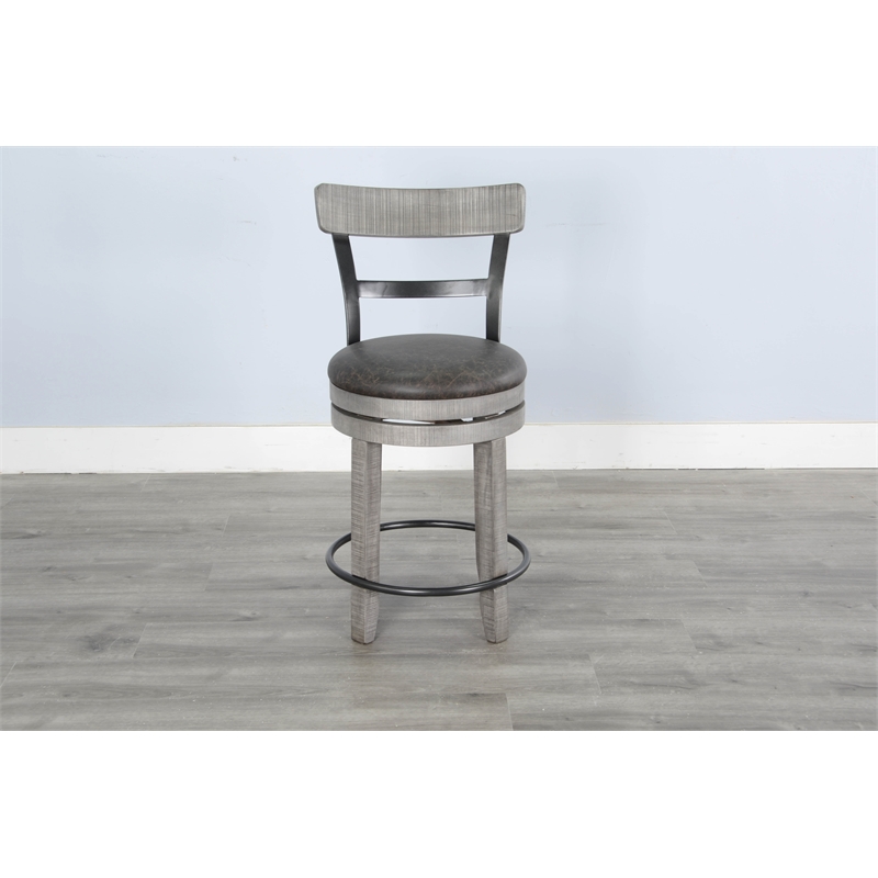 Home Square 5-Piece Set with Pub Table and 4 Barstools with Cushion Seat