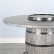 Home Square 5-Piece Set with Pub Table and 4 Barstools with Cushion Seat