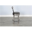 Home Square 5-Piece Set with Pub Table and 4 Barstools with Cushion Seat