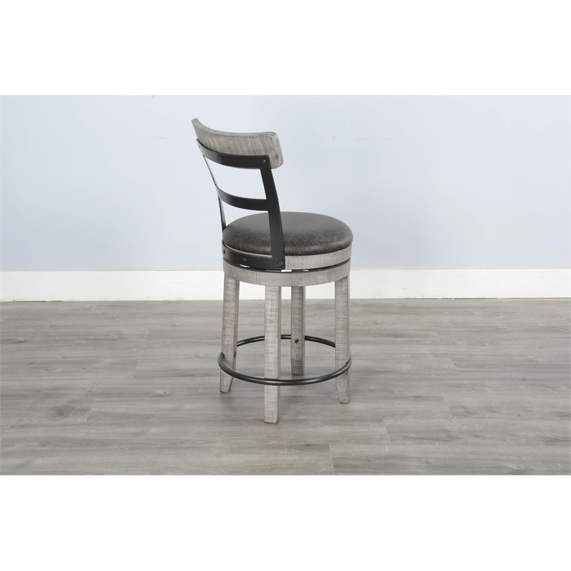 Home Square 5-Piece Set with Pub Table and 4 Barstools with Cushion Seat