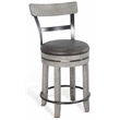 Home Square 5-Piece Set with Pub Table and 4 Barstools with Cushion Seat