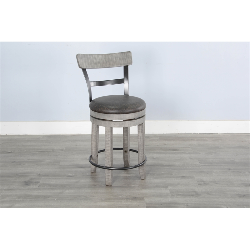 Home Square 5-Piece Set with Pub Table and 4 Barstools with Cushion Seat