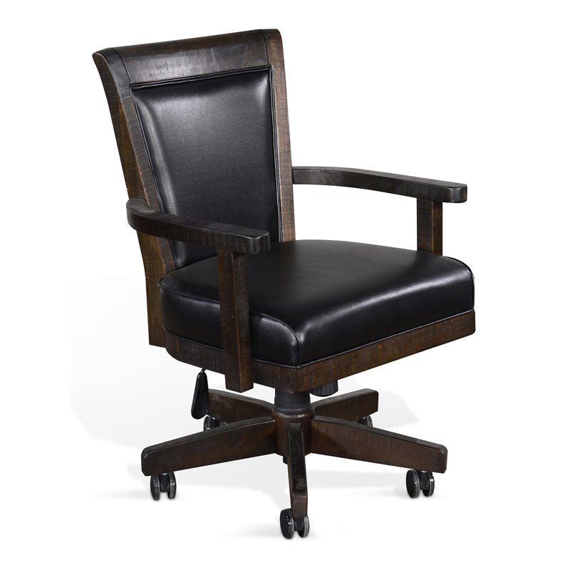 Home Square 9-Piece Set with Table & 4 Chairs & Bar Unit & Hutch & 2 Barstools