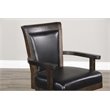 Home Square 9-Piece Set with Table & 4 Chairs & Bar Unit & Hutch & 2 Barstools