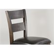 Home Square 9-Piece Set with Table & 4 Chairs & Bar Unit & Hutch & 2 Barstools