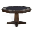 Home Square 9-Piece Set with Table & 4 Chairs & Bar Unit & Hutch & 2 Barstools