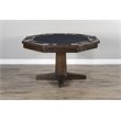 Home Square 9-Piece Set with Table & 4 Chairs & Bar Unit & Hutch & 2 Barstools
