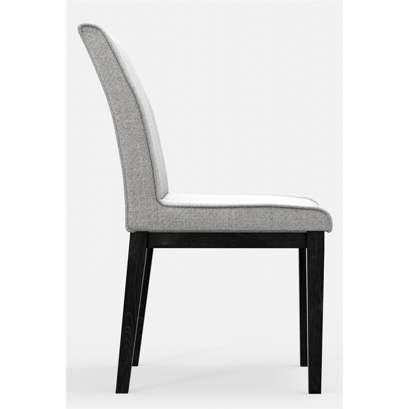 Home Square 5-Piece Set with Dining Table and 4 Side Chairs in Vintage Black
