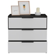 Home Square 2-Piece Set with Engineered Wood Nightstand and 3 Drawer Dresser