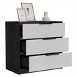 Home Square 2-Piece Set with Engineered Wood Nightstand and 3 Drawer Dresser