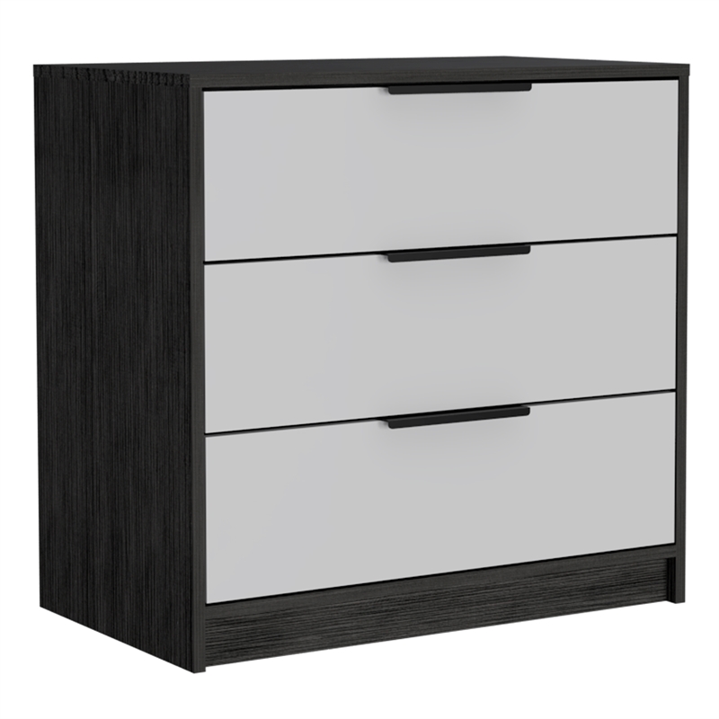 Home Square 2-Piece Set with Engineered Wood Nightstand and 3 Drawer Dresser
