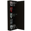 Home Square 3-Piece Set with Mounted Shoe Rack and 2 Nightstands