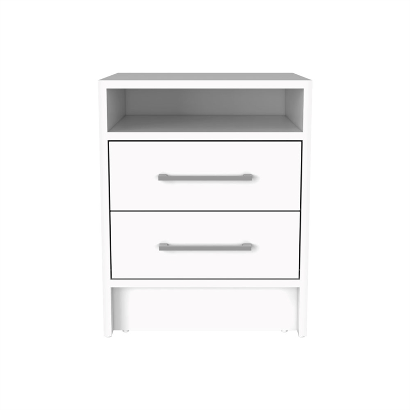 Home Square 2-Piece Set with 3 Drawer Engineered Wood Dresser and Nightstand