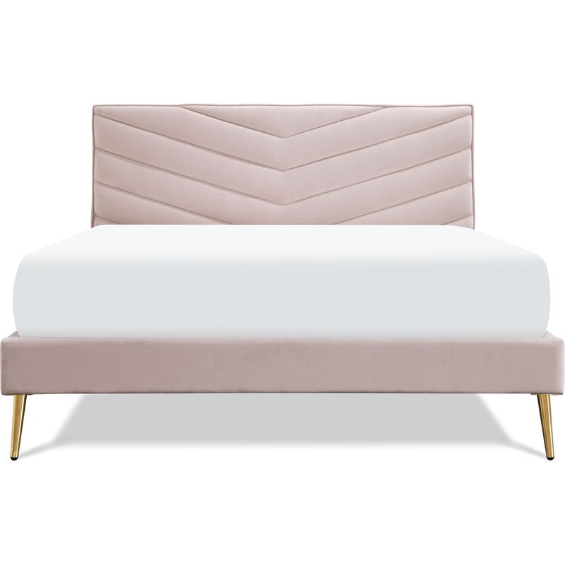 Home Square 2-Piece Set with Accent Table and Platform Queen Bed