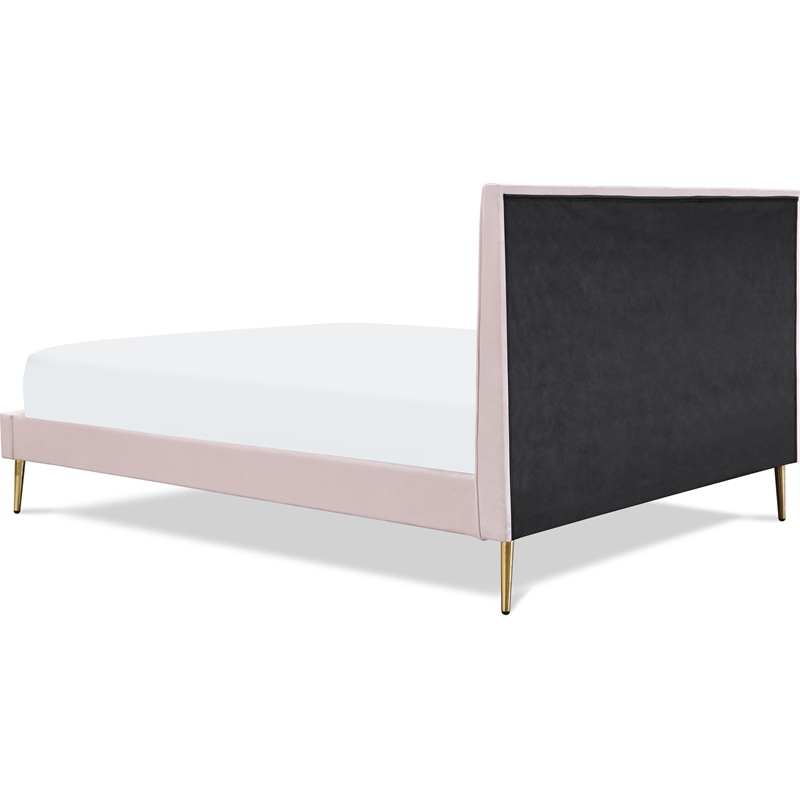 Home Square 2-Piece Set with Accent Table and Platform Queen Bed