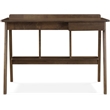 Home Square 2-Piece Set with Leather Desk Chair and Writing Desk