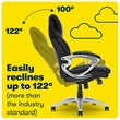 Home Square 2-Piece Set with Adjustable Standing Desk and Executive Office Chair