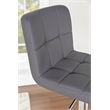 Home Square Adjustable Metal Barstool in Gray Finish - Set of 3