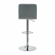 Home Square Adjustable Metal Barstool in Gray Finish - Set of 2