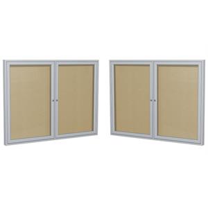 Home Square 2-Piece Set with 36&quot x 60&quot Bulletin Board & 36&quot x 48&quot Bulletin Board