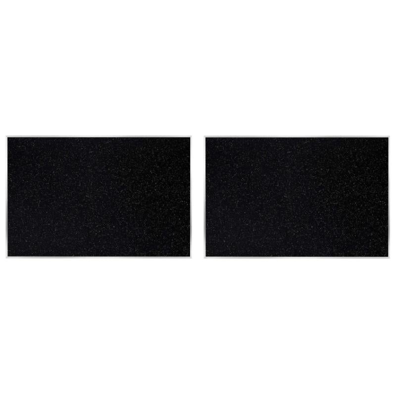 Home Square 2-Piece Set with 4' x 6' Bulletin Board & 4' x 8' Bulletin Board
