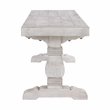 Home Square 6-Piece Set with Dining Table & Bench & 4 Dining Chairs