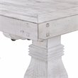 Home Square 6-Piece Set with Dining Table & Bench & 4 Dining Chairs