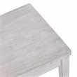 Home Square 7-Piece Set with Dining Table and 6 Dining Chairs in Nordic Ivory