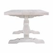 Home Square 7-Piece Set with Dining Table and 6 Dining Chairs in Nordic Ivory