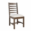 Home Square 5-Piece Set with Dining Table and 4 Dining Chairs in Brown