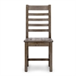 Home Square 5-Piece Set with Dining Table & 4 Dining Chairs in Brown