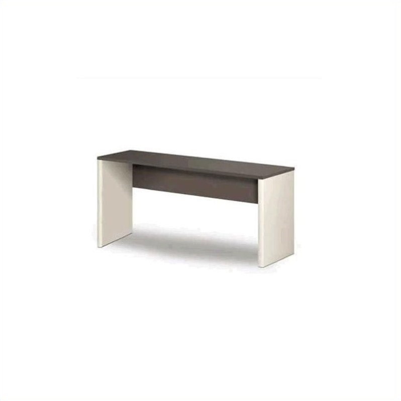 Home Square 6-Piece Set with U-Shaped Home Office Set with Pedestal