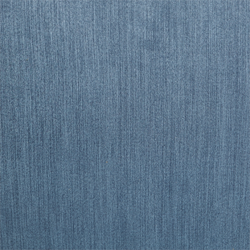 Home Square Accent Chair in Blue Steel Fabric (Set of 2)