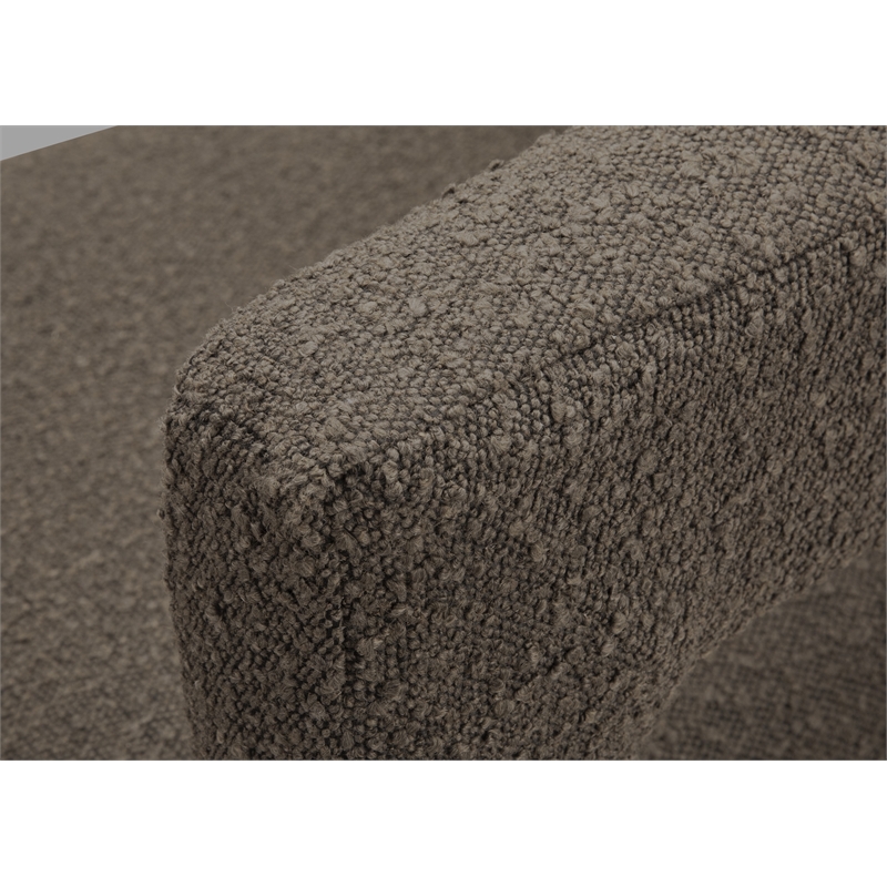 Home Square Brown Boucle Fabric Accent or Dining Chairs (Set of 2)