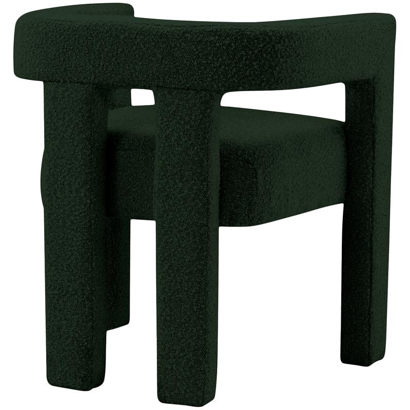Home Square Green Boucle Fabric Accent or Dining Chair (Set of 2)