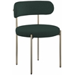 Home Square Green Boucle Fabric Dining Chair (Set of2)